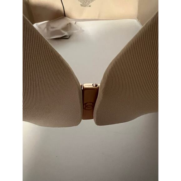 NWT Evelyn & Bobbie Women's Everyday Bustier Strapless Bra Cream 08.14.098 (36D) - Picture 4 of 13